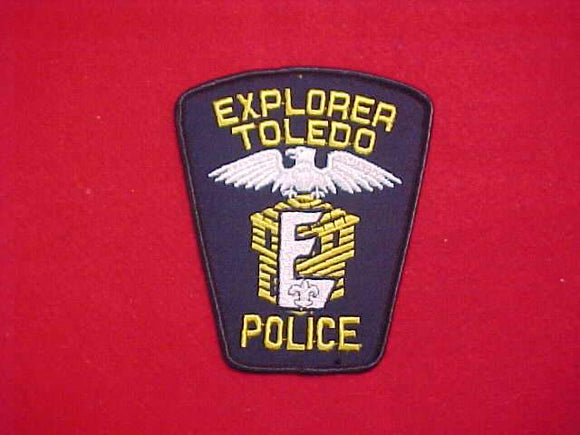 POLICE PATCH, OHIO, TOLEDO POLICE EXPLORER
