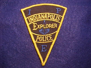 INDIANAPOLIS, INDIANA POLICE EXPLORER PATCH, 1950'S-60'S