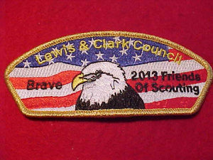 LEWIS & CLARK C. SA-15, 2013, "BRAVE"