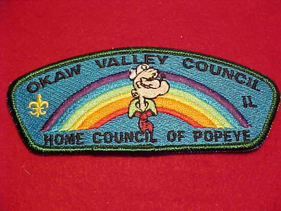 OKAW VALLEY C., HOME COUNCIL OF POPEYE, LAVENDER ARC