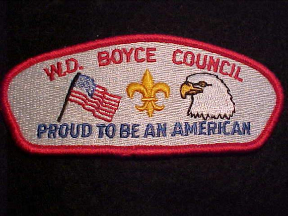 W. D. BOYCE C. SA-23, PROUD TO BE AN AMERICAN