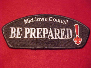 MID-IOWA C. SA-25, BE PREPARED