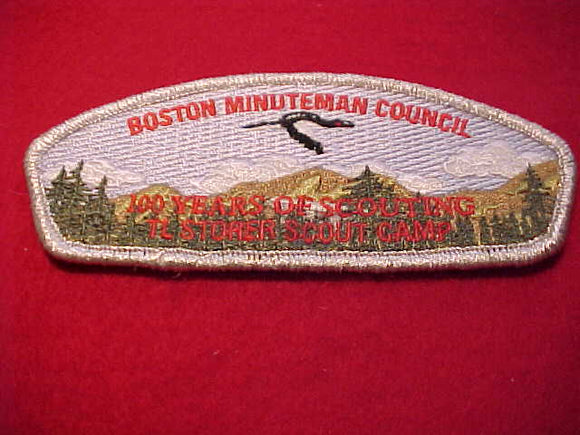 Boston Minuteman sa59, TL Storer Scout Camp, 100 years of scouting