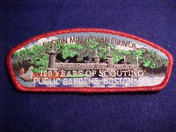 Boston Minuteman sa72, Public Gardens, Boston, MA