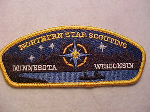 NORTHERN STAR SCOUTING S-Q, MINNESOTA-WISCONSIN, NEW ISSUE WITHOUT "COUNCIL" WORD