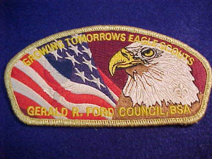 GERALD R. FORD C. SA-7, GROWING TOMORROWS EAGLE SCOUTS