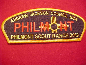 ANDREW JACKSON C. SA-?, PHILMONT SCOUT RANCH 2019