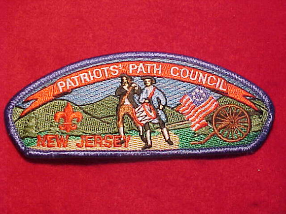 PATRIOTS' PATCH S-1A, NEW JERSEY