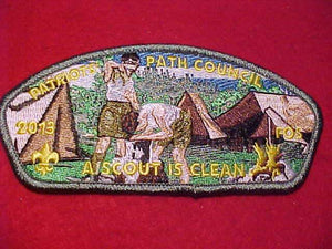 PATRIOTS' PATH C. SA-42, 2013 FOS, A SCOUT IS CLEAN