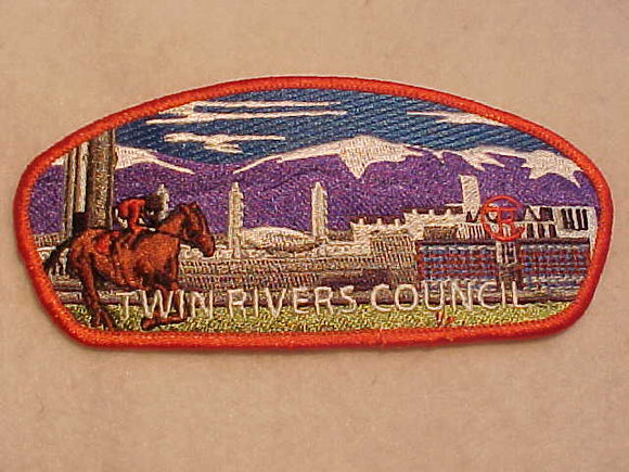 TWIN RIVERS C. S-168, NO WHITE FDL IN MTN., ERROR ISSUE, 15 RELEASED WITH THE BALANCE RETURNED TO MANUFACTURER.  Very Rare.