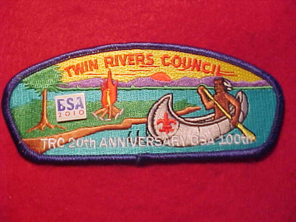 TWIN RIVERS C. SA-70, 2010, TRC 20TH ANNIV., BSA 100TH, 75 MADE