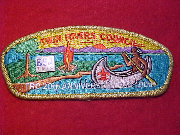 TWIN RIVERS C. SA-72, 2010, TRC 20TH ANNIV., BSA 100TH, 75 MADE
