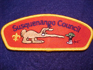 SUSQUENANGO C. SA-7, ORANGE BKGR.