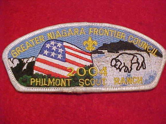 GREATER NIAGARA FRONTIER C. SA-33, 2004 PHILMONT SCOUT RANCH