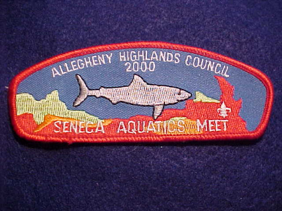 ALLEGHENY HIGHLANDS C. TA-16, 2000 SENECA AQUATICS MEET