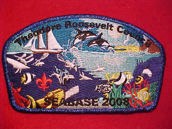 THEODORE ROOSEVELT C. SA-54, 2008, SEABASE, BLUE MYLAR BDR., 108 MADE