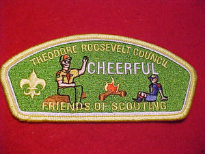 THEODORE ROOSEVELT C. SA-56, 2008 FOS, "CHEERFUL", YELLOW BDR.