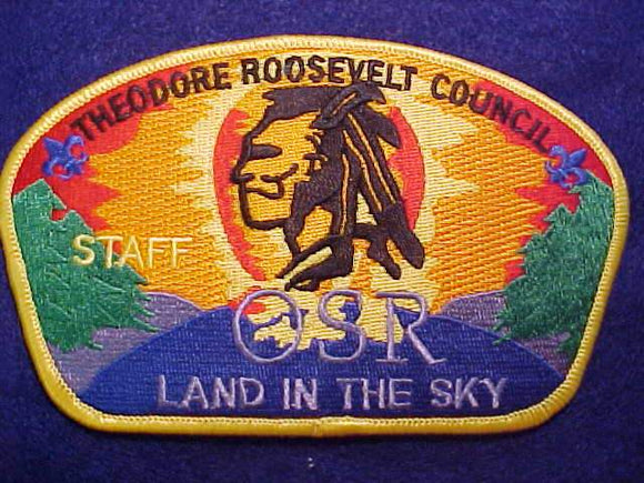 THEODORE ROOSEVELT C. SA-81, OSR, LAND IN THE SKY, STAFF, NO BLUE ON INDIAN HEAD