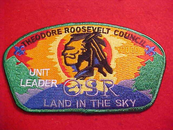 THEODORE ROOSEVELT C. SA-94, OSR, LAND IN THE SKY, UNIT LEADER, 2009