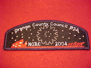ORANGE COUNTY C. SA-125, 2004 NOAC, WIATAVA LODGE 13, NAVY BDR.