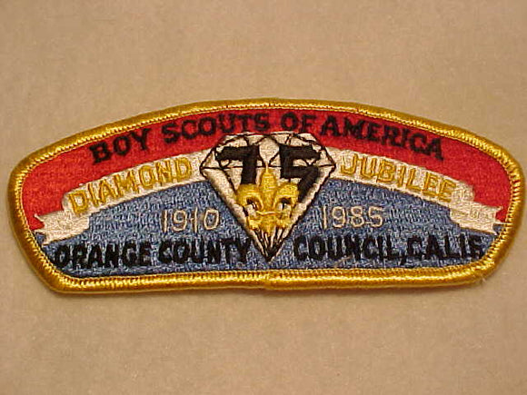 ORANGE COUNTY C. SA-7, CALIF., DIAMOND JUBILEE