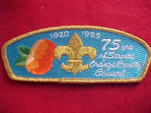 ORANGE COUNTY SA26, 75 YEARS OF SERVICE, 1920-1995
