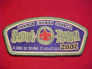 ORANGE COUNTY C. SA-93, 2002 SCOUT-O-RAMA
