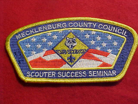 MECKLENBURG COUNTY C. SA-44, SCOUTER SUCCESS SEMINAR