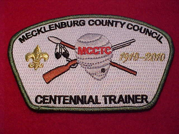 Mecklenburg County sa25, MCCTC, Centennial Trainer, 1910-2010