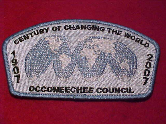 OCCONEECHEE C. SA-44, 1907 - 2007, CENTURY OF CHANGING THE WORLD