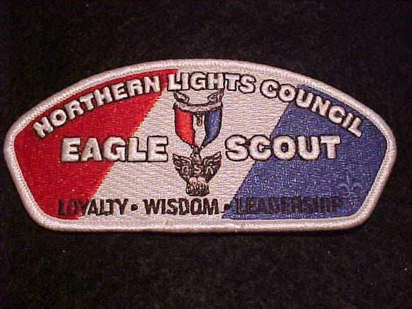 NORTHERN LIGHTS C. SA-16, EAGLE SCOUT, LOYALTY - WISDOM - LEADERSHIP