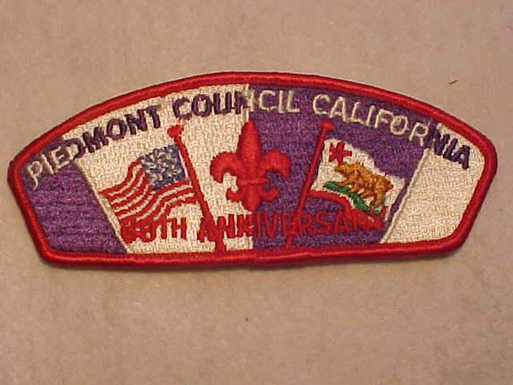 PIEDMONT C. (CA) SA-22, 60TH ANNIV., RED BDR.