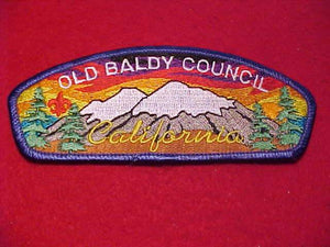 OLD BALDY C. S-28, CALIFORNIA, BLUE BDR.