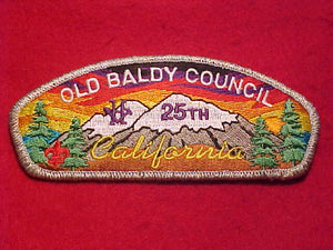 OLD BALDY C. SA-31, 25TH ANNIV OF HOLCOMB VALLEY