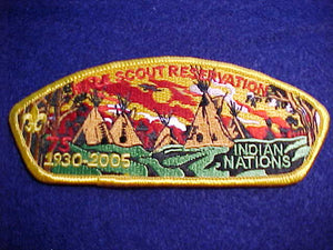 Indian Nations sa30, Hale Scout Resv., 1930-2005