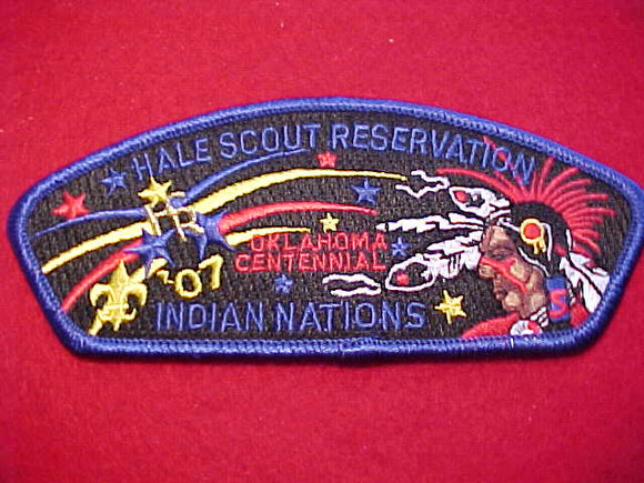 Indian Nations sa40, Hale Scout Resv., Oklahoma Centennial, 2007