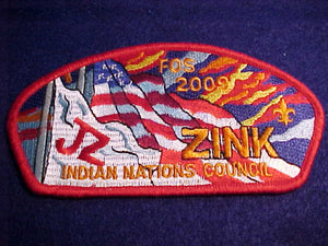 Indian Nations sa48, FOS, 2009, "zink"