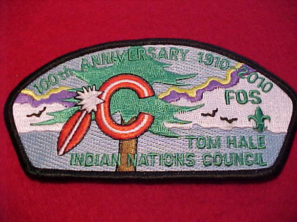 Indian Nations sa52.1, Tom Hale, 100th Anniv., 1910-2010, FOS
