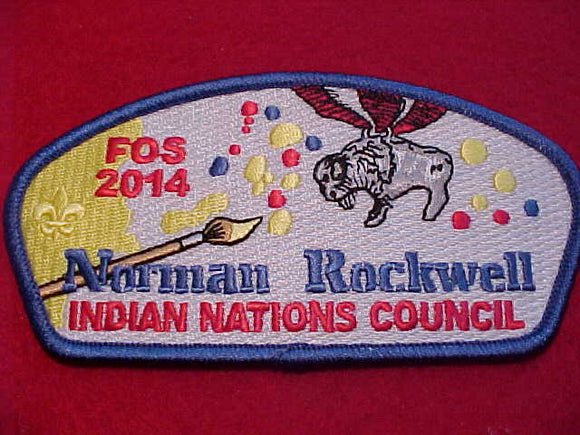 Indian Nations sa69, Norman Rockwell, FOS, 2014