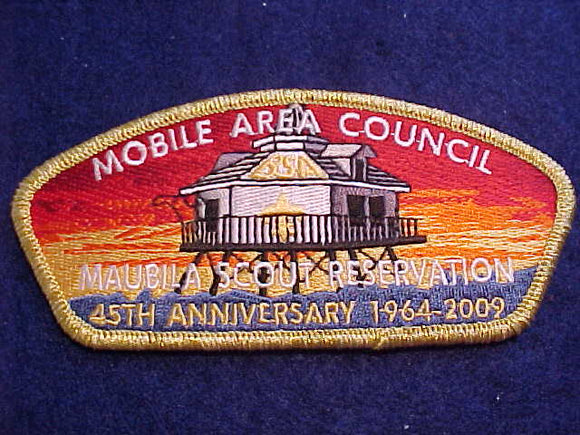 MOBILE AREA C. SA-14.1, MAUBILA SCOUT RESV., 45TH ANNIV., 1964-2009