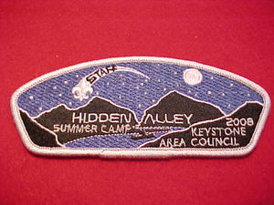 Keystone Area, Hidden Valley Summer Camp, 2008, Staff