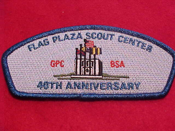 GREATER PITTSBURGH C. SA-54, FLAG PLAZA SCOUT CENTER, 40TH ANNIV.