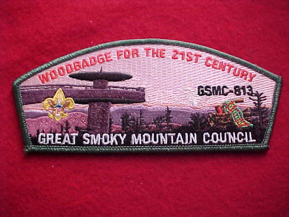 Great Smoky Mountain sa72, WoodBadge for the 21st Century, GSMC-813