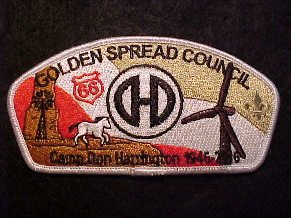 GOLDEN SPREAD C. SA-34, CAMP DON HARRINGTON, 1946-2016, CAMPERSHIP