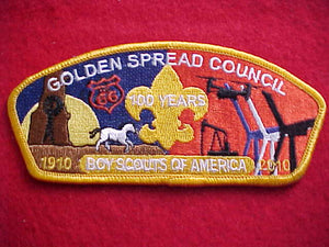 Golden Spread s19, 100 years, 1910-2010