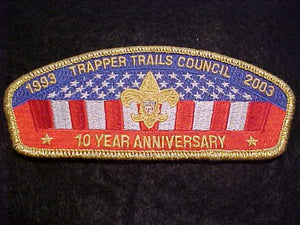 TRAPPER TRAILS C. SA-34, 1993-2003, 10 YEAR ANNIV.