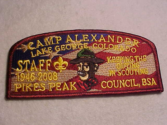 PIKES PEAK C. SA-22, 2008, CAMP ALEXANDER, LAKE GEORGE, COLORADO, STAFF