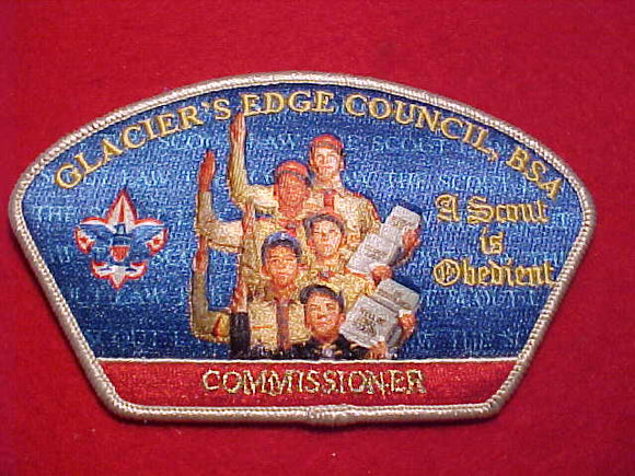 GLACIER'S EDGE C. PA-51, COMMISSIONER, A SCOUT IS OBEDIENT