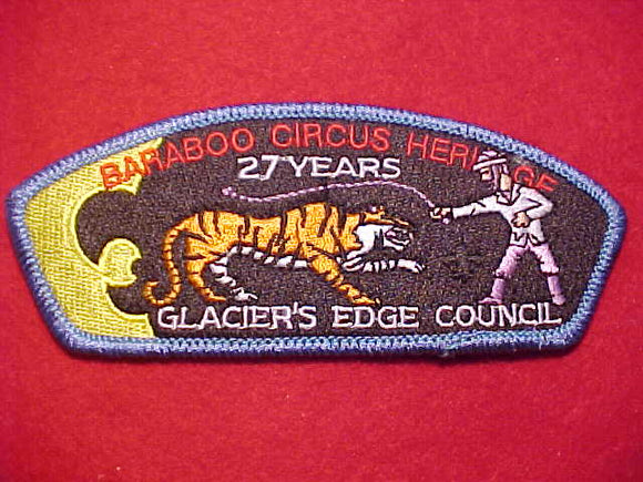 GLACIER'S EDGE C. SA-43, BARABOO CIRCUS HERITAGE, 27 YEARS