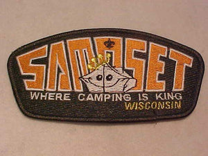 SAMOSET C. S-12, WISCONSIN, "WHERE CAMPING IS KING"